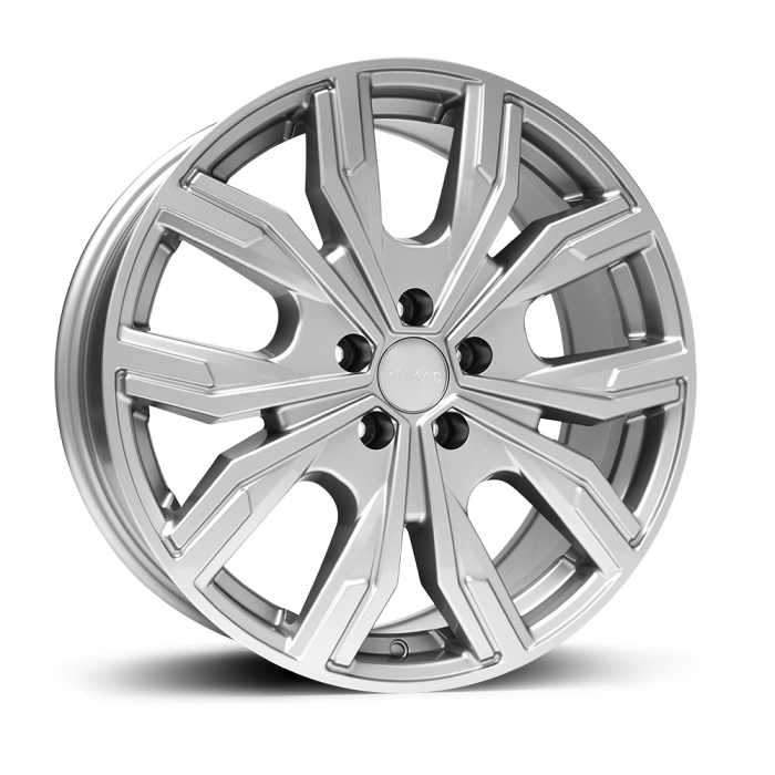 Romac-Torque-Gloss-Silver-alloy-wheel